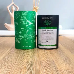Dandelion Tea Tube Open