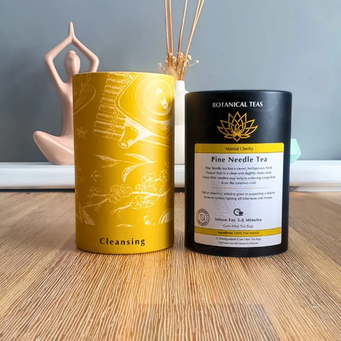 Pine Needle Tea Tube Open