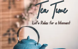 tea pot and tea cup